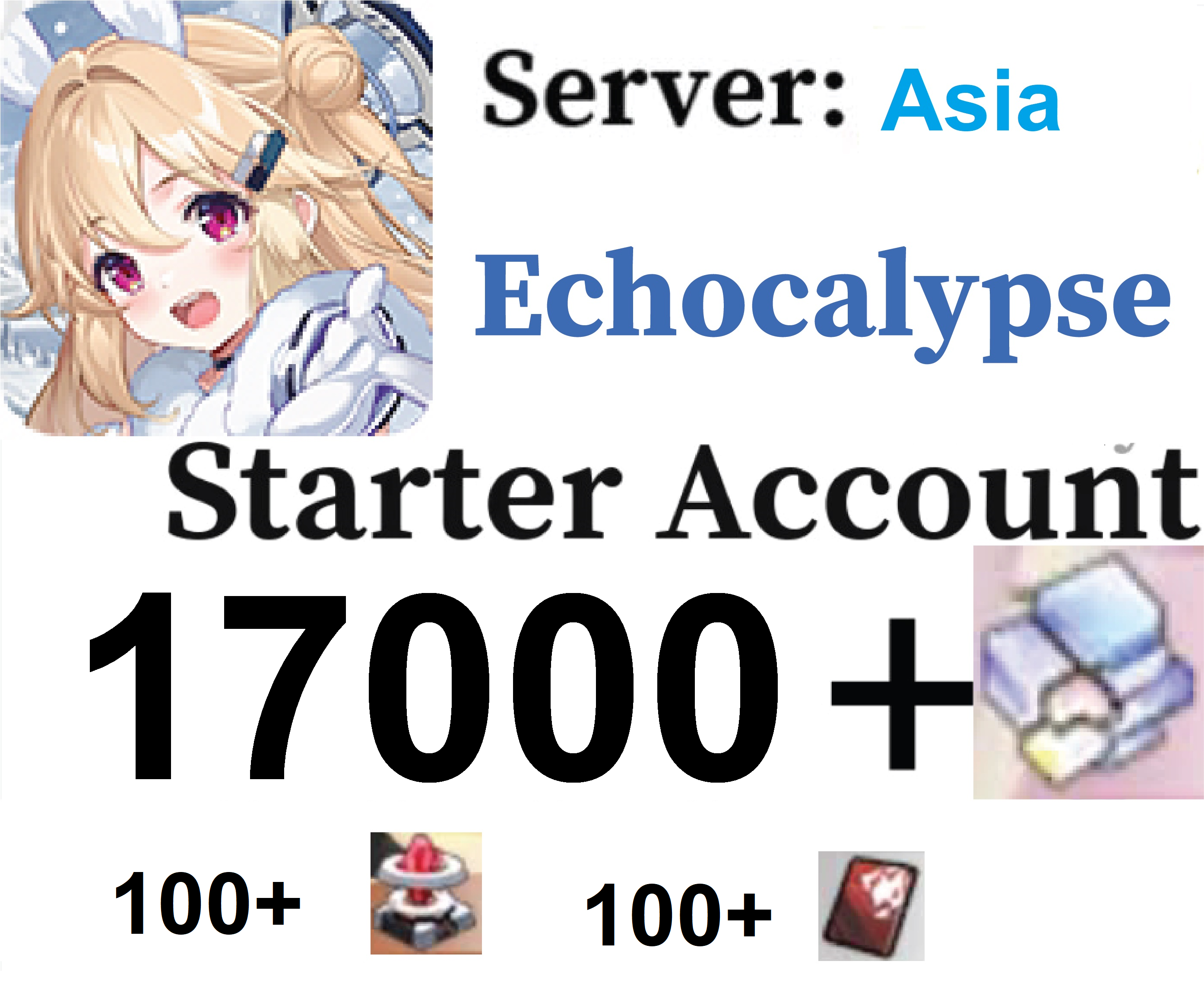 [Asia] ECHOCALYPSE STARTER REROLL ACCOUNT