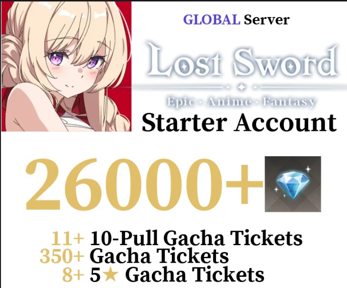 [Global] Lost Sword starter Account