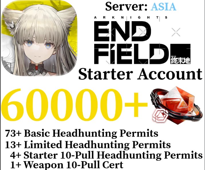 [Asia] Arknights: Endfield reroll Account