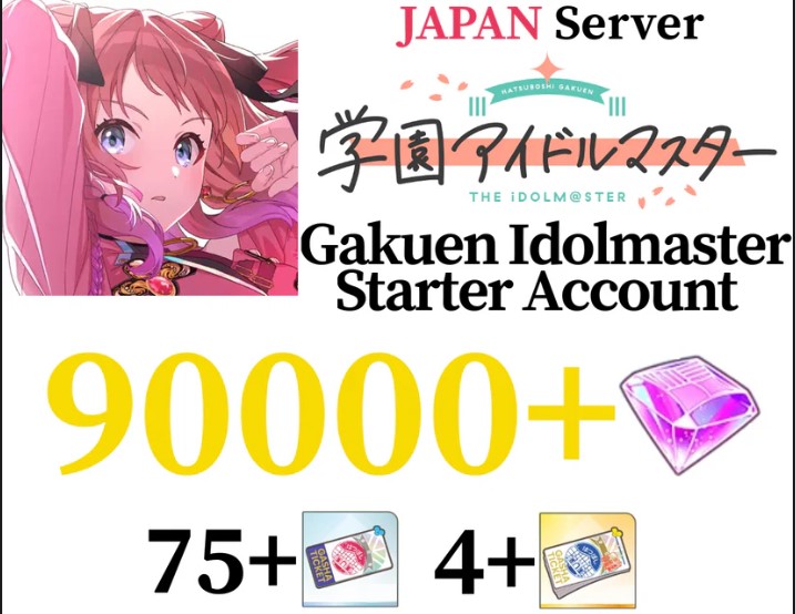 [Japan] Gakuen iDOLM@STER Reroll account