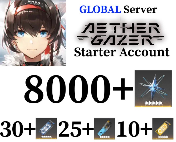 [Global] Aether Gazer reroll Account