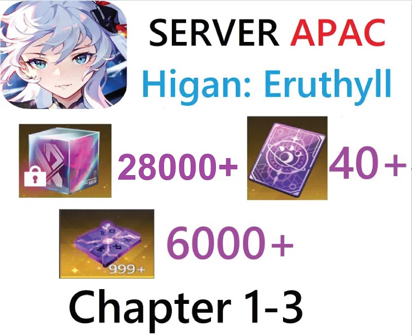 [Asia Pacific] Higan Eruthyll Starter Reroll Account