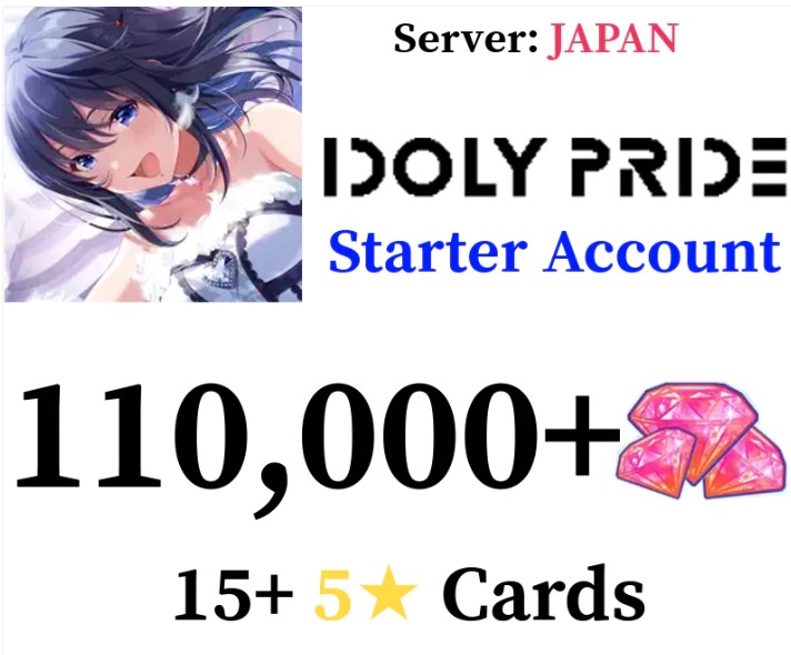 [Japan]Idoly Pride Starter Reroll Account