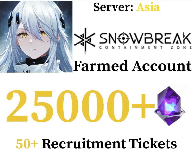[Global - Asia]Snowbreak: Containment Zone Farmed Account