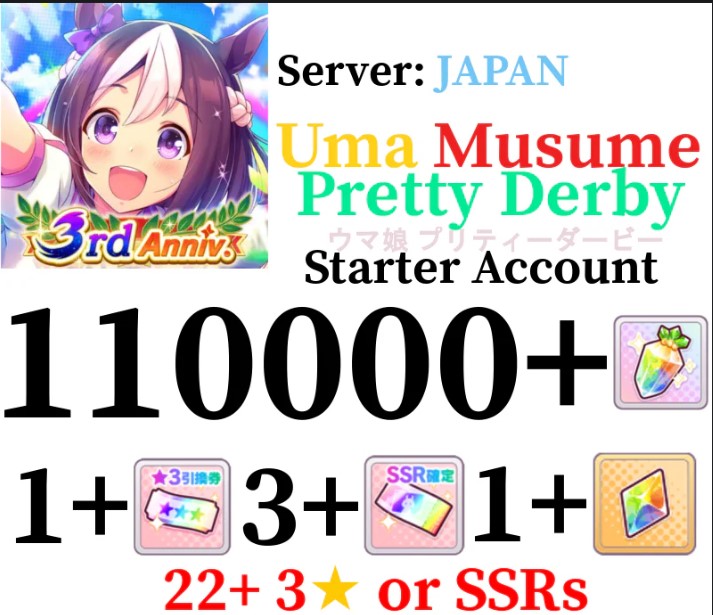 [Japan] Uma Musume Pretty Derby Starter